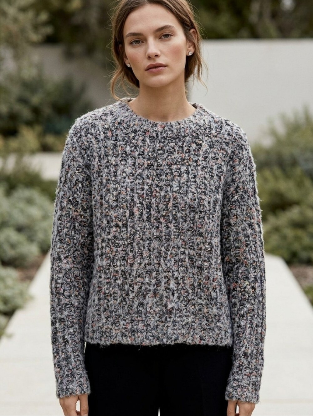 Zara sweater with sequins, size S